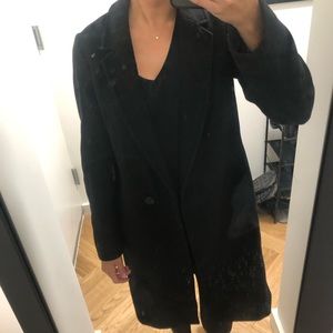 Black Babaton Aritzia Stedman Peacoat XXS Jacket
